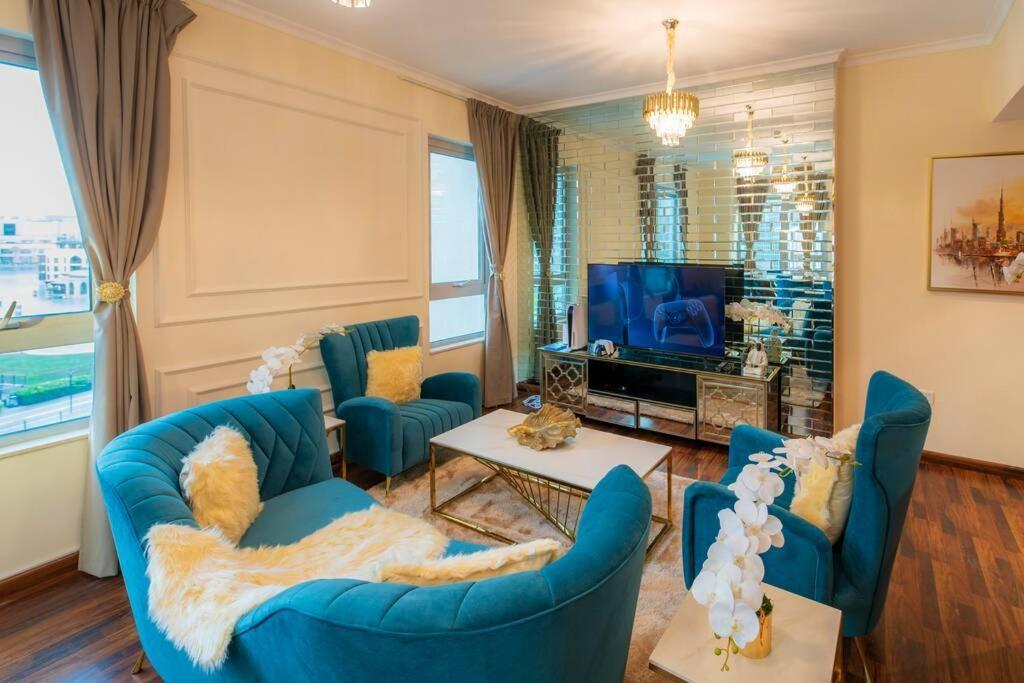 First Class 2Br With Full Burj Khalifa And Fountain View Dubai Buitenkant foto
