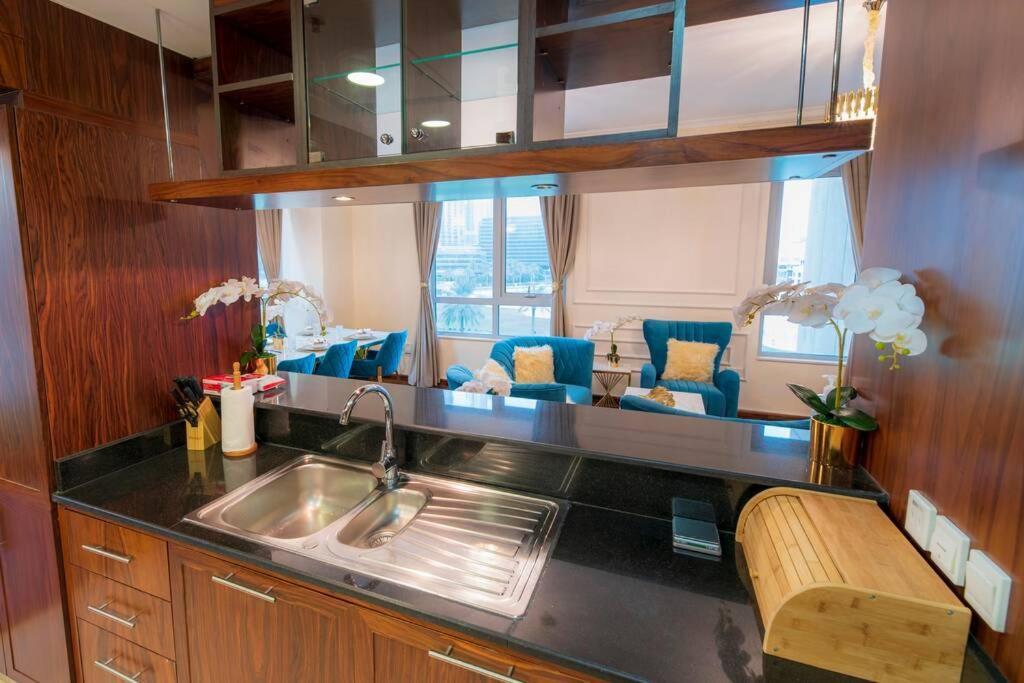 First Class 2Br With Full Burj Khalifa And Fountain View Dubai Buitenkant foto