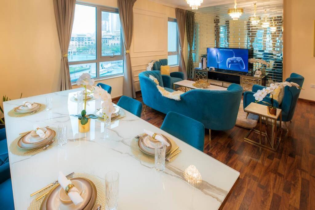 First Class 2Br With Full Burj Khalifa And Fountain View Dubai Buitenkant foto