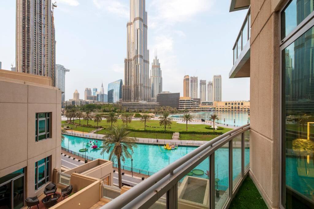 First Class 2Br With Full Burj Khalifa And Fountain View Dubai Buitenkant foto