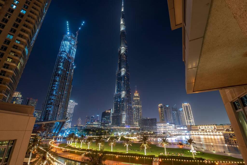 First Class 2Br With Full Burj Khalifa And Fountain View Dubai Buitenkant foto