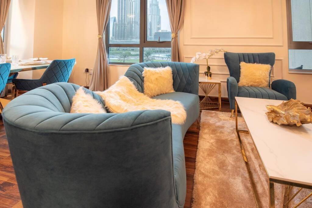 First Class 2Br With Full Burj Khalifa And Fountain View Dubai Buitenkant foto